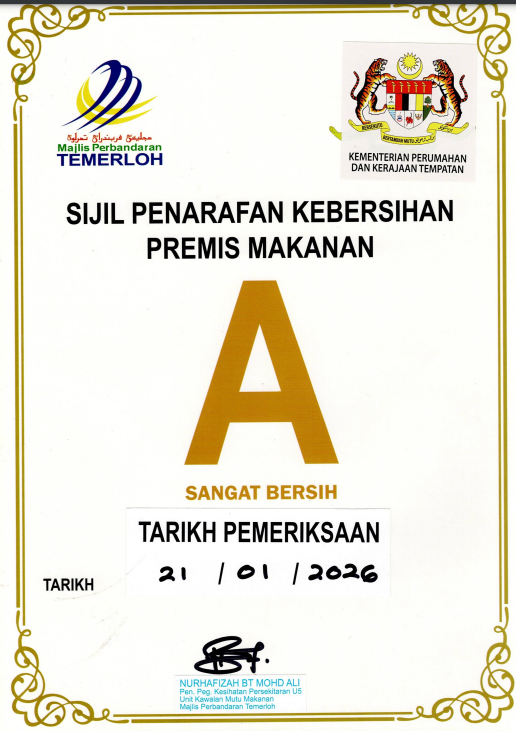 sijil Premis makanan 