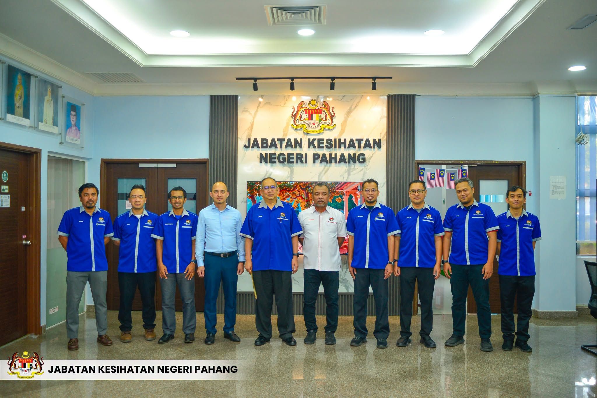 MAJLIS PENYERAHAN PROJEK KERJA-KERJA MEROBOH DAN MEMBINA SEMULA DI KLINIK DESA ZON NEGERI PAHANG